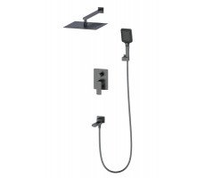 Душевая система встраиваемая WONZON & WOGHAND, Темный графит WW-88939003-BGM Душевая система встраиваемая WONZON & WOGHAND, Темный графит WW-88939003-BGM