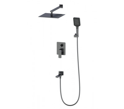 Душевая система встраиваемая WONZON & WOGHAND, Темный графит WW-88939003-BGM  Душевая система встраиваемая WONZON & WOGHAND, Темный графит WW-88939003-BGM