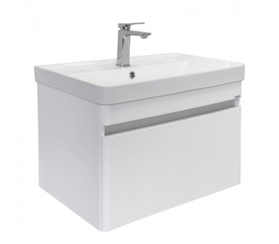 Подвесная тумба-умывальник Comforty Валдай-70П белый матовый с раковиной 4470 00-00020837 