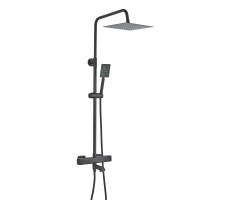 Душевая система c термостатом Shevanik S3096H, черный