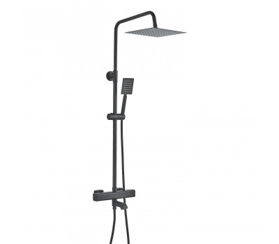 Душевая система c термостатом Shevanik S3096H, черный