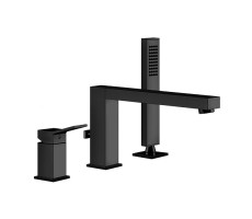 Смеситель для ванны GESSI Rettangolo K 53037#299 Черный матовый 