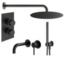 Комплект Plumberia Selection KITXOT18QNO210 Черный матовый Комплект Plumberia Selection KITXOT18QNO210 Черный матовый