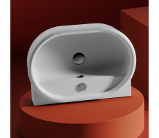 Раковина накладная 65 x 46 Artceram Brera BRL004 05 00 Белый матовый 