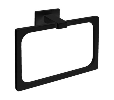 Полотенцедержатель - кольцо Colombo Look B1631.NM Черный матовый  Полотенцедержатель - кольцо Colombo Look B1631.NM Черный матовый