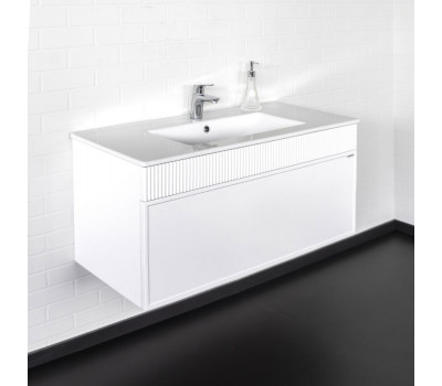 Тумба-умывальник Comforty Мадрид 100 белый матовый с раковиной Comforty 100E 00-00017864 Тумба-умывальник Comforty Мадрид 100 белый матовый с раковиной Comforty 100E 00-00017864