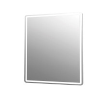 Зеркало Dreja Tiny 60 см с подсветкой, белый