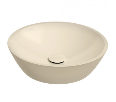 Раковина ISVEA SistemaY Soft накладная ШГВ 450*450*120 отверстия для смесителя отсутствуют цвет слоновая кость матовый 10SY66045-2K 