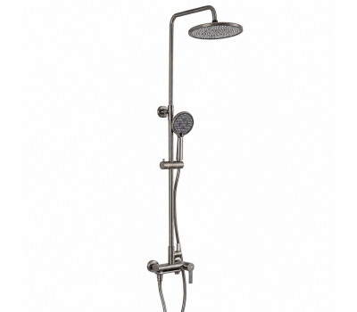 Душевая система FRAP F2488-9, оружейная сталь Душевая система FRAP F2488-9, оружейная сталь