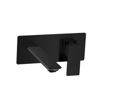 Смеситель для раковины AQUAme Savona AQM6815MB Черный матовый 