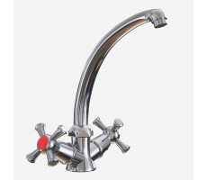 Смеситель для кухни MIXLINE ML10-03 522138 хром | черный Смеситель для кухни MIXLINE ML10-03 522138 хром | черный