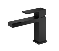 Смеситель для раковины Knotlor KN-20/BL черный матовый Смеситель для раковины Knotlor KN-20/BL черный матовый