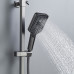 Душевая система Shevanik S4636T, оружейная сталь