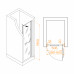 Душевая дверь RGW PA-103 900 020810309-21 Хром Душевая дверь RGW PA-103 900 020810309-21 Хром