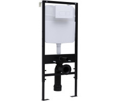 Набор инсталляция + Кнопка смыва LOGAN SPACE двойная, White 299426  Набор инсталляция + Кнопка смыва LOGAN SPACE двойная, White 299426