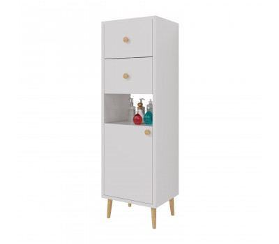 Шкаф напольный Dreja Luno 35 см, белый