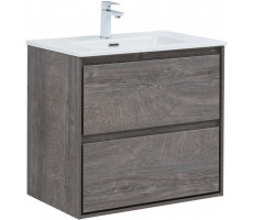 Тумба с раковиной Aquanet Милан 70 цв. дуб рошелье 00340158 Тумба с раковиной Aquanet Милан 70 цв. дуб рошелье 00340158