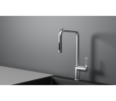 Смеситель для кухни GRANULA GR-8173, НЕРЖ, С ВЫДВИЖНЫМ ИЗЛИВОМ Смеситель для кухни GRANULA GR-8173, НЕРЖ, С ВЫДВИЖНЫМ ИЗЛИВОМ