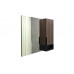 Зеркало-шкаф Comforty Франкфурт-90 дуб шоколадно-коричневый 
