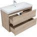Тумба с раковиной Aquanet Милан (Flash) 100 цв. дуб светлый 00340339 Тумба с раковиной Aquanet Милан (Flash) 100 цв. дуб светлый 00340339