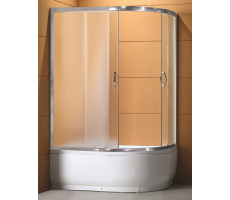 Душевое ограждение Loranto CS-1285 SK L 100х80х195, поддон 43 см 