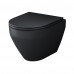 Набор подвесной унитаз с гигиеническим душем, черный AM.PM Spirit V2.0 CK70H1103B Черный 