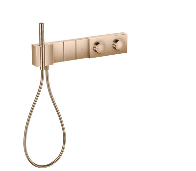 Термостат смеситель для душа Axor Edge 46710300 полированное красное золото Термостат смеситель для душа Axor Edge 46710300 полированное красное золото