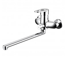 Смеситель для ванны c длинным изливом Bravat Loop F6124182CP-02L-RUS Хром 