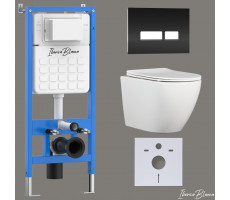 Комплект 3в1 IBERICA BLANCA инсталляция SILENCIO, унитаз BILBAO ALTO белый, кнопка смыва CRYSTAL-R черный (IB001.BLA.234.2211) Комплект 3в1 IBERICA BLANCA инсталляция SILENCIO, унитаз BILBAO ALTO белый, кнопка смыва CRYSTAL-R черный (IB001.BLA.234.2211)