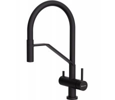 Смеситель для кухни OMOIKIRI Akeno, цвет-графит/черный 4994547 