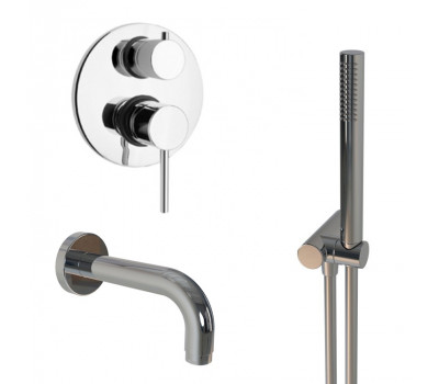 Комплект на 2 потребителя Cox PAINI, для ванны с ручным душем, хром 78CRSET26911BATH 