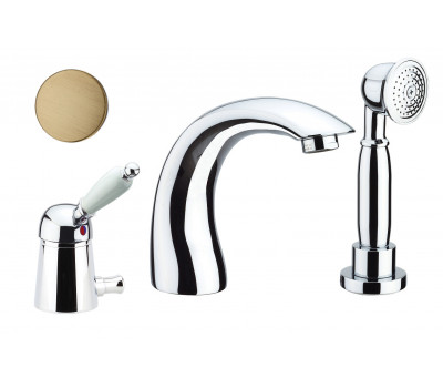 Смеситель на борт ванны Fiore IMPERIAL 83ZZ5105, бронза