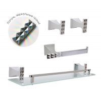 Набор аксессуаров для ванной комнаты ГРАНИ 401000 хром Bronze de Luxe 