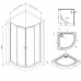 Душевой уголок AM.PM X-Joy W88E-205-090BT64 Стекла прозрачные; профиль матовый черный; поддон белый 