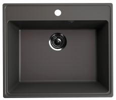 Мойка ULGRAN Quartz асфальт Forte 580-09 