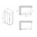 Душевой уголок ABBER Schwarzer Diamant AG30140BH-S60B черный матовый 