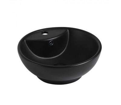 Раковина накладная ABBER Bequem AC2101MB черная матовая  Раковина накладная ABBER Bequem AC2101MB черная матовая