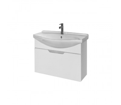 Тумба под раковину подвесная Dreja Laguna 65 см, белый