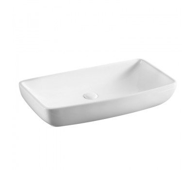 Раковина накладная Azario 60х385х13 фаянс, цвет Белый AZ4959B 