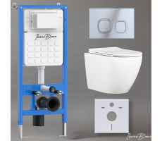 Комплект 3в1 IBERICA BLANCA инсталляция SILENCIO, унитаз BILBAO ALTO белый, кнопка смыва ESTI-Q хром глянцевый (IB001.BLA.234.833) Комплект 3в1 IBERICA BLANCA инсталляция SILENCIO, унитаз BILBAO ALTO белый, кнопка смыва ESTI-Q хром глянцевый (IB001.BLA.234.833)