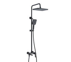 Душевая система Shevanik S4536H, черный