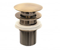 Донный клапан без перелива для раковины Bronze de luxe Универсальный 21972/1 бронза 