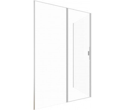 Душевой уголок Allen Brau Priority 140x90 3.31011.BA + 3.31017.BA серебро браш 