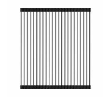 Ролл-маты, OMOIKIRI ROLL-03-IN, ширина, мм-470, глубина, мм-380, материал: нержавеющая сталь/ черный силикон, цвет: нержавеющая сталь 4997005 Ролл-маты, OMOIKIRI ROLL-03-IN, ширина, мм-470, глубина, мм-380, материал: нержавеющая сталь/ черный силикон, цвет: нержавеющая сталь 4997005