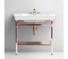 Консоль металлическая Artceram CIVITAS CIA005 77 rosa oro Розовое золото Консоль металлическая Artceram CIVITAS CIA005 77 rosa oro Розовое золото