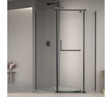 Душевой уголок 90x100 RGW Passage 35089190-14 Черный матовый Душевой уголок 90x100 RGW Passage 35089190-14 Черный матовый