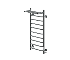 Полотенцесушитель электрический Comfysan Scola EC-10 100/40 с полкой, хром 