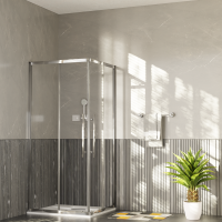 Ограждение душевое ESBANO ESF-90D1+100D2-C Размер: 90х100х195  хром 