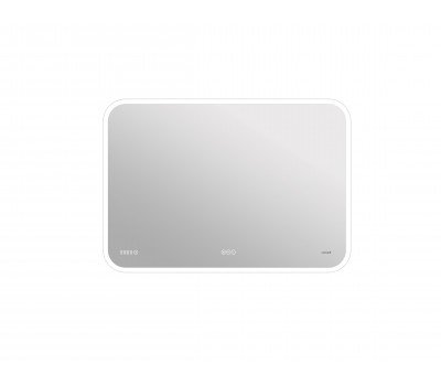 Зеркало Cersanit LED 070 design pro 80x60 с подсветкой bluetooth часы с антизапотеванием прямоуголь  