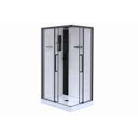 Душевая кабина Esbano ESM-129CKR правый черный  